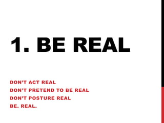 Every generation is a customer tooUltimate goal: Gen WhateverMany of the core valuesThe things that “attract gen Y”Attract almost everyone(AND That’s Okay)