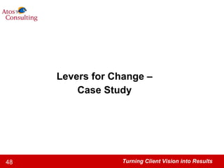 Levers for Change – Case Study 
