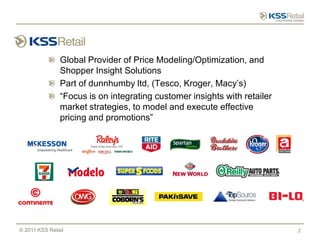KSS Retail: The Evolution of Retail Pricing | PPTX | Retail Industry ...