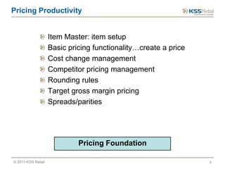 KSS Retail: The Evolution of Retail Pricing | PPTX | Retail Industry ...