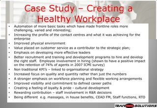 Iqpc Masterclass 2008 Overcoming Absenteeism