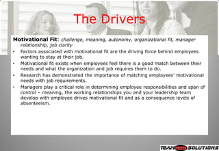 Iqpc Masterclass 2008 Overcoming Absenteeism