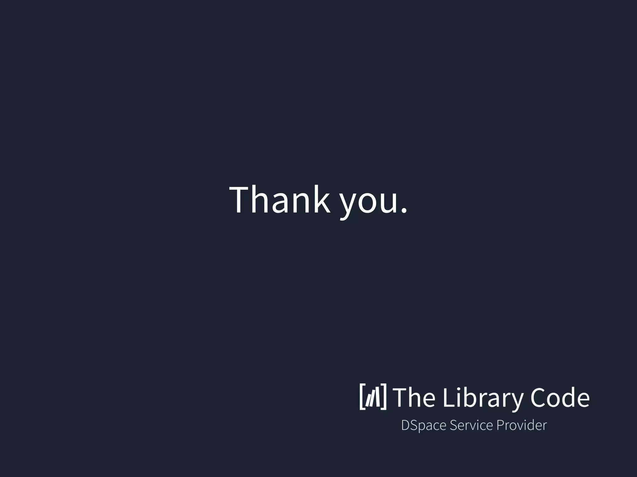 Thank you.
 