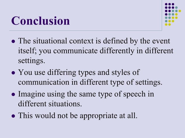 Situational Context | PPTX