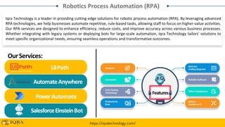 Iqra Technology Corporate Profile Presentation | PPT