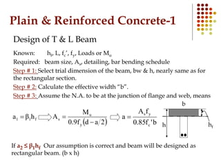 Lec 20 21-22 -flexural analysis and design of beams-2007-r | PPT