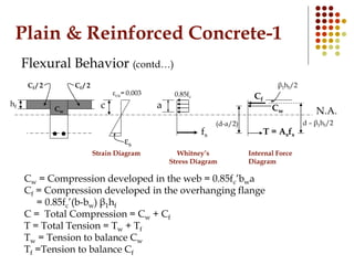 Lec 20 21-22 -flexural analysis and design of beams-2007-r | PPT