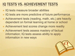 IQ Test- Intelligence Testing | PPTX