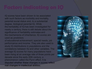 IQ tests | PPTX