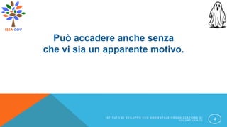 I S T I T U T O D I S V I L U P P O E C O A M B I E N T A L E O R G A N I Z Z A Z I O N E D I
V O L O N T A R I A T O 4
 