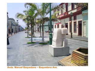 Avda. Manuel Baquedano – Baquedano Ave. 