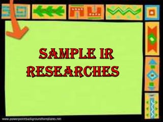 Indigenous Research