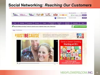Social Networking: Reaching Our Customers
12
 