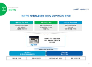 핸디소프트 Ir 자료