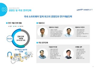 핸디소프트 Ir 자료