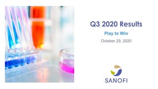 Play to Win
Q3 2020 Results
October 29, 2020
 