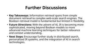 Introduction to Information Retrieval (concepts and principles) | PPTX