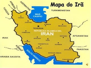 Mapa do Irã 