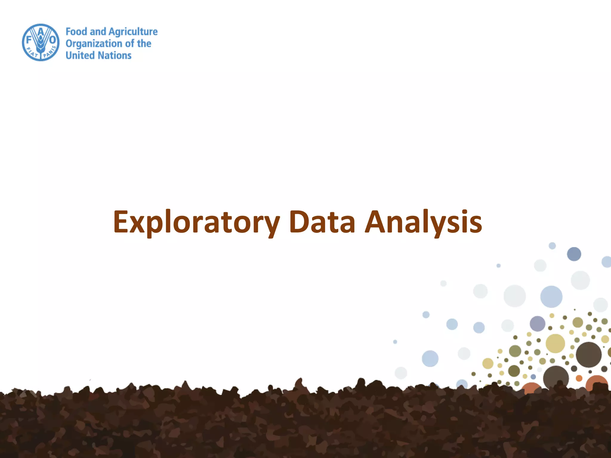 Exploratory Data Analysis
 