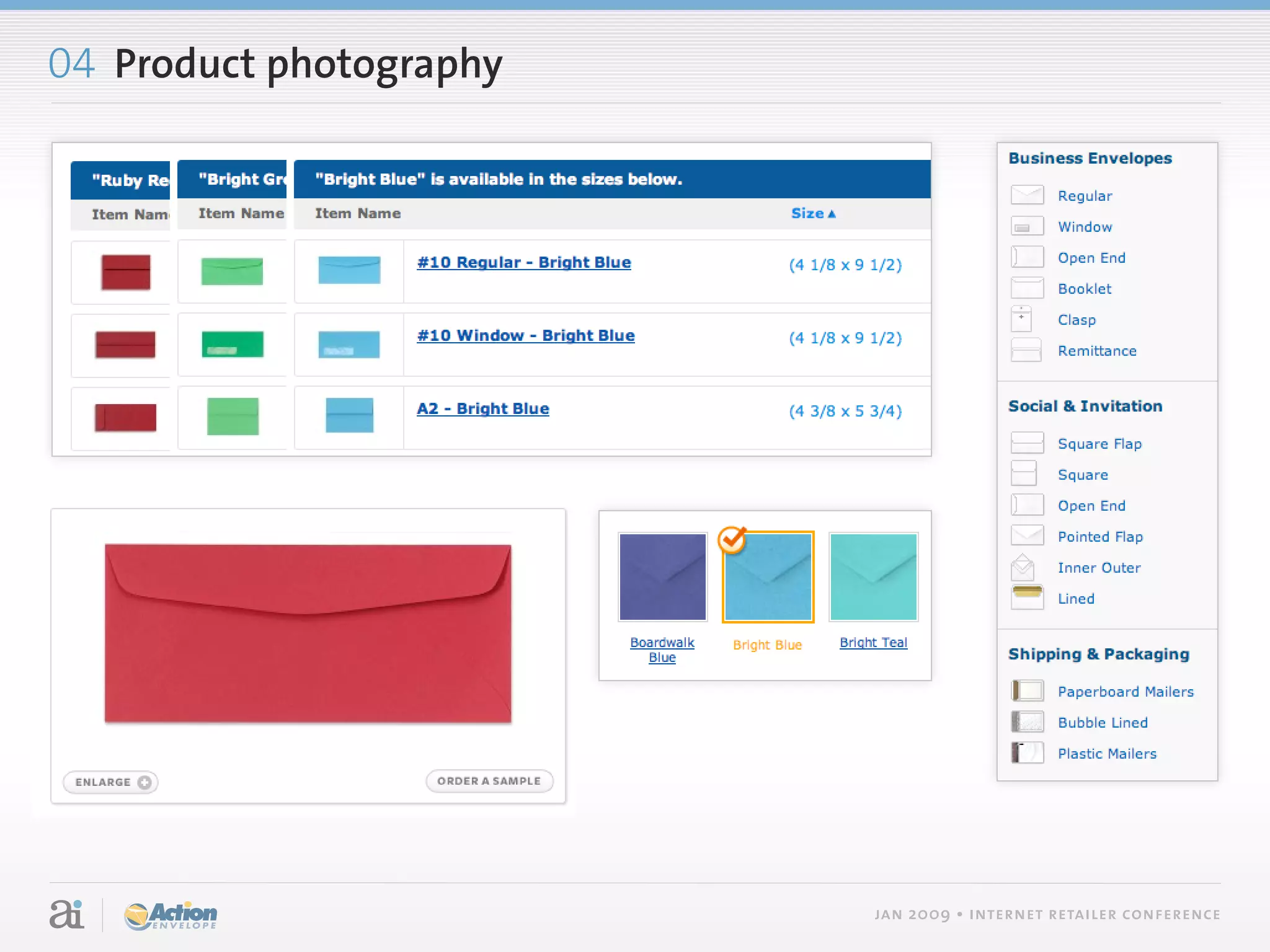 04 Product photography




          zoom icon


                         jan 2009 • internet retailer conference
 