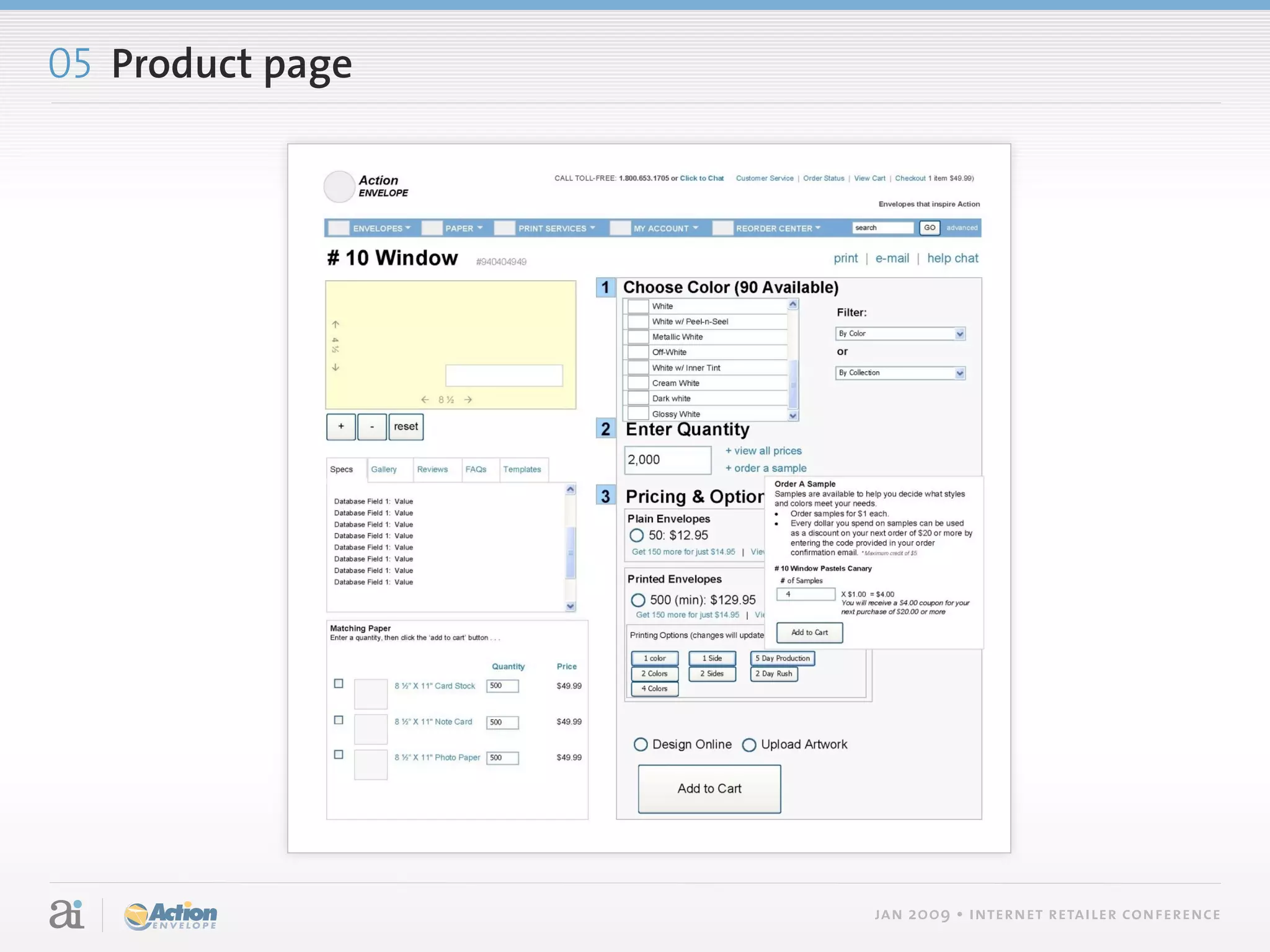 05 Product page




                  jan 2009 • internet retailer conference
 