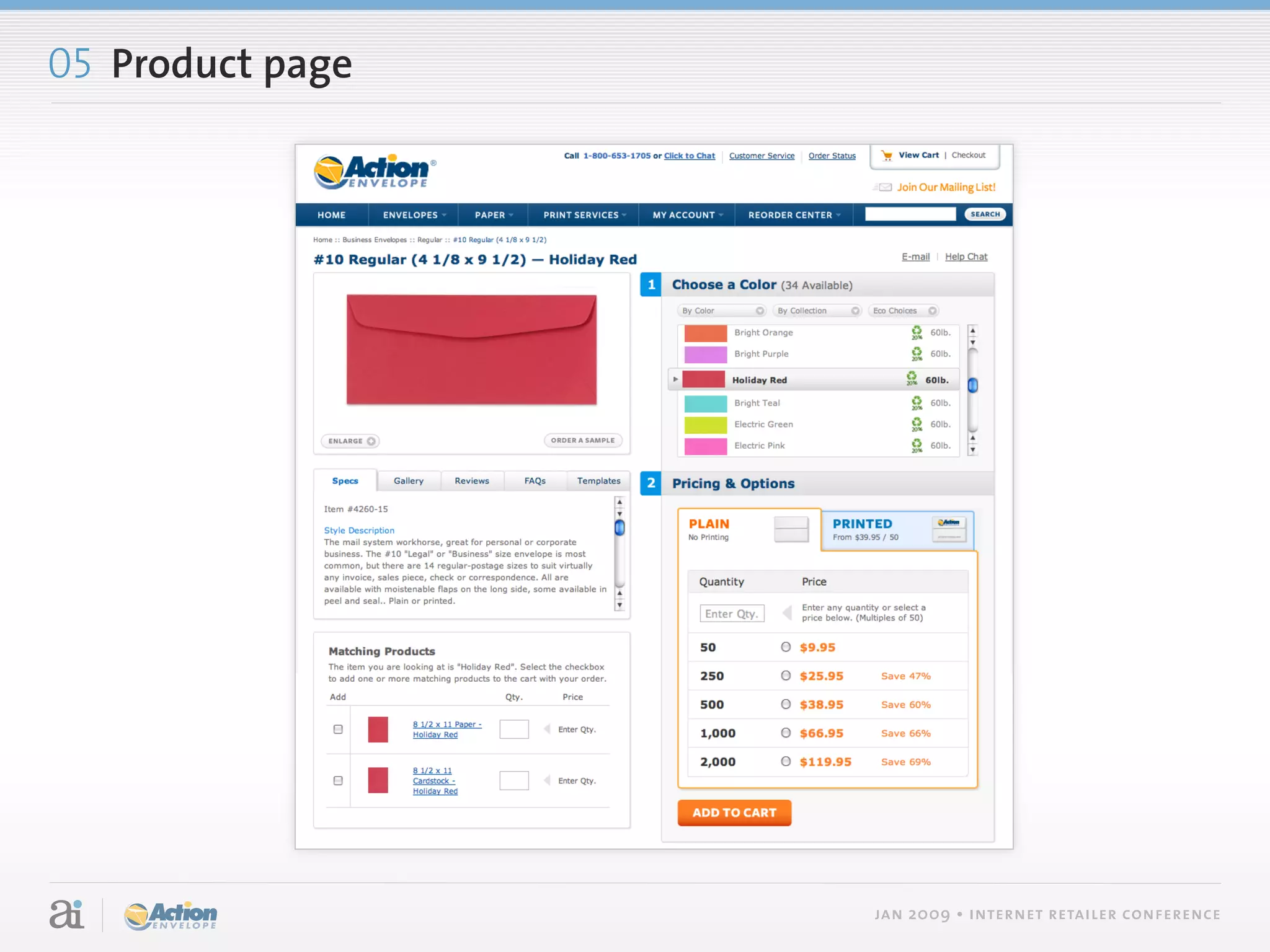 05 Product page




                  jan 2009 • internet retailer conference
 