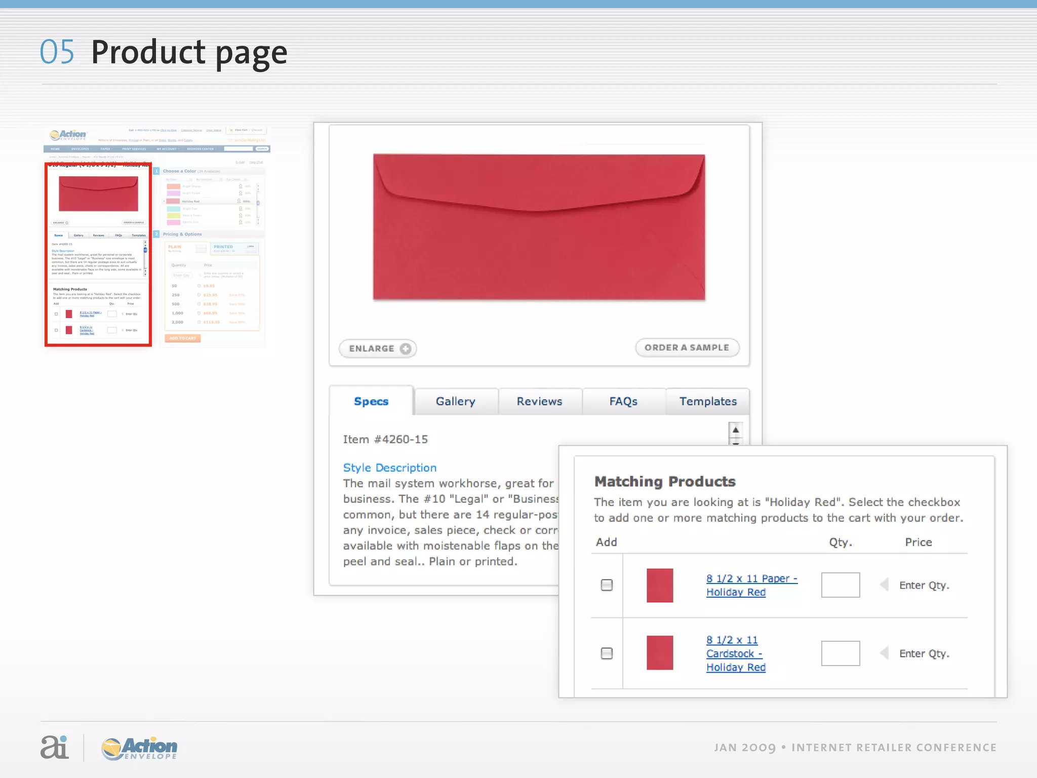 05 Product page




                  jan 2009 • internet retailer conference
 