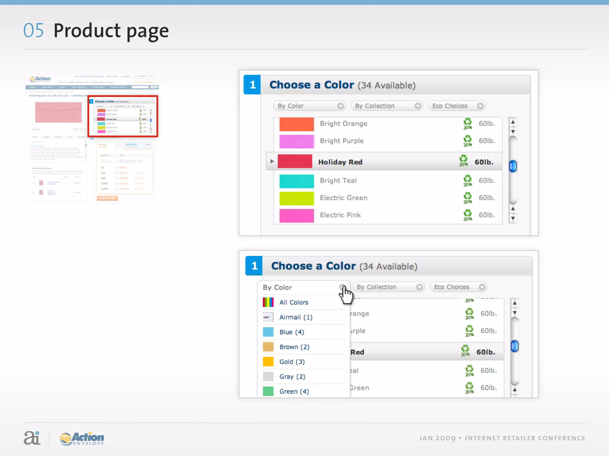 05 Product page




                  jan 2009 • internet retailer conference
 