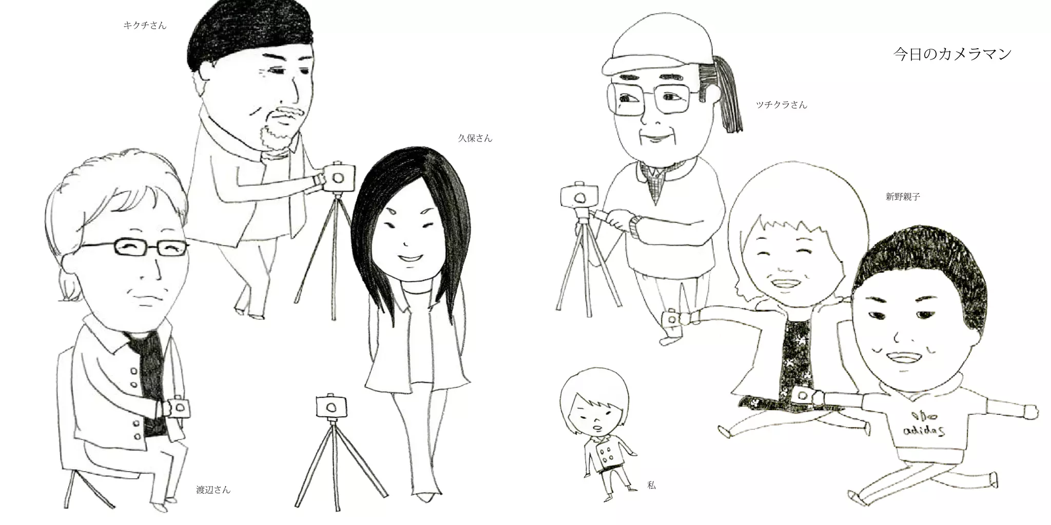 キクチさん


                                   今日のカメラマン


                          ツチクラさん


               久保さん




                                   新野親子




                      私
        渡辺さん
 
