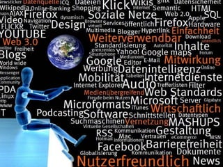 Tagcloud Internet (oder Wordle?) 
