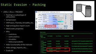 Let's Talk Technical: Malware Evasion and Detection | PPTX