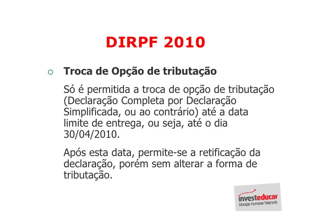 Curso de impostos