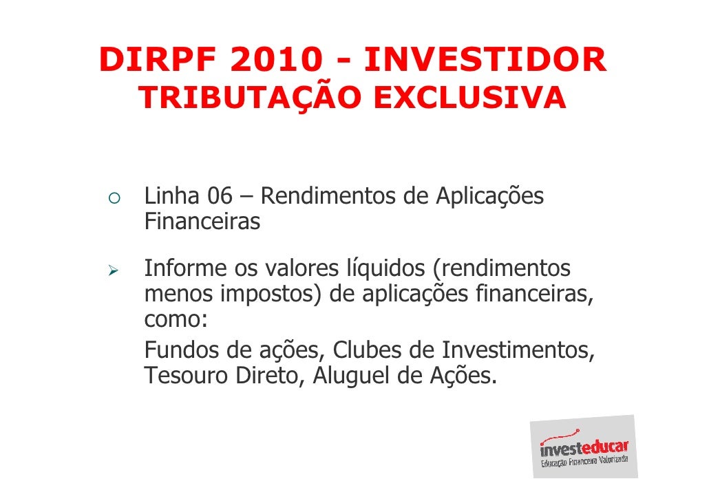 Curso de impostos
