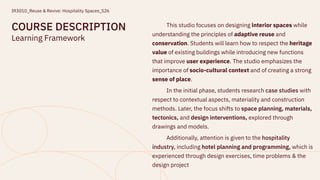 Adaptive Reuse in Hospitality Spaces: Sustainable Interior Design and ...