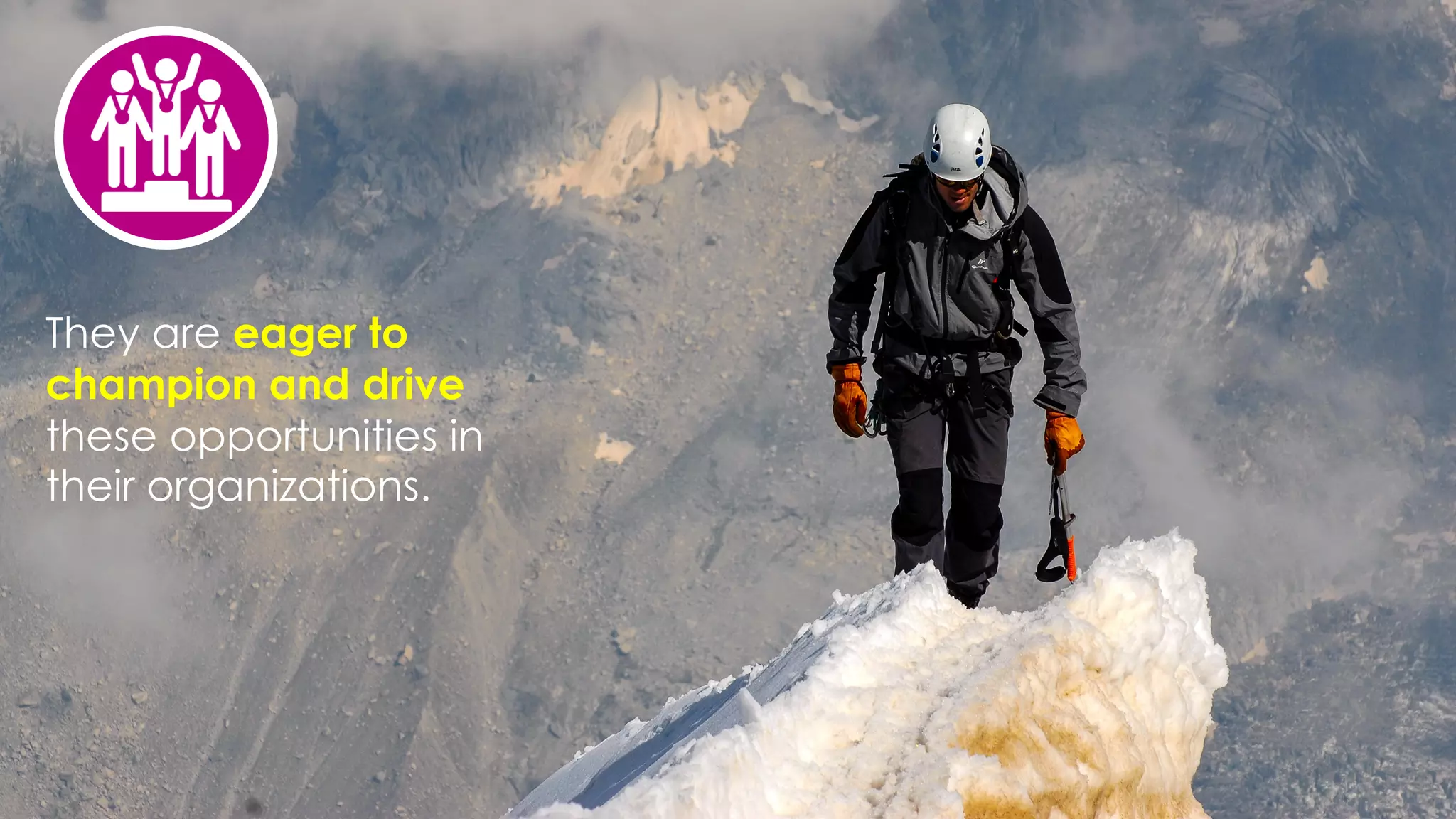 favoriot
They are eager to
champion and drive
these opportunities in
their organizations.
 