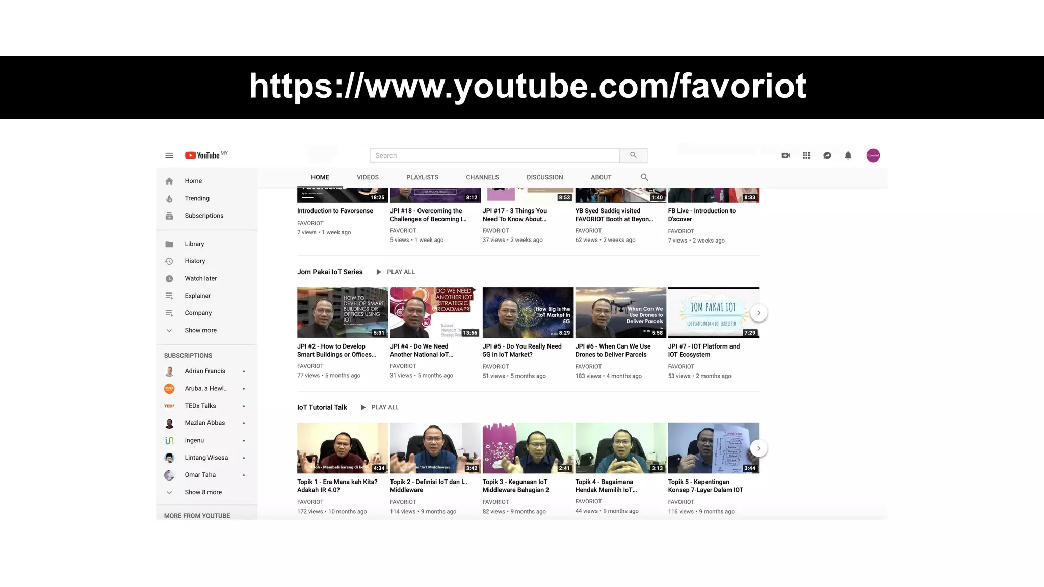 favoriot
https://www.youtube.com/favoriot
 