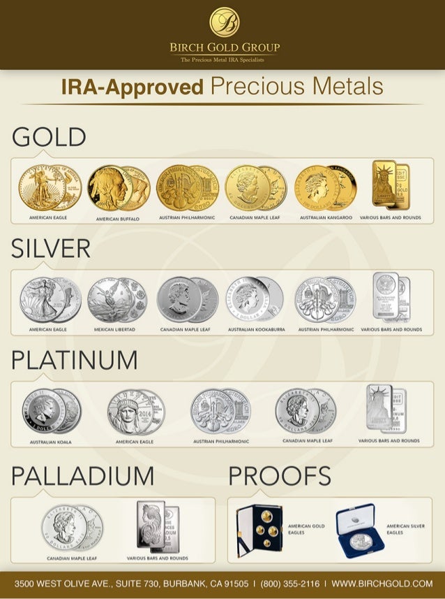 IRA Approved Precious Metals