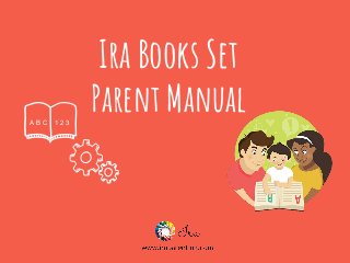 Ira Books Set
Parent ManualA B C 1 2 3
 