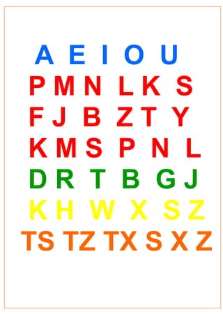 Irakurketa Silabikoa Kuboak Letra Larria Irakurketa Silabikoa Kuboak Letra Larria