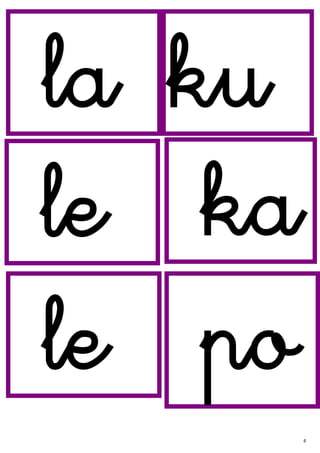 Irakurketa Silbikoa Kuboak Letra Xehea Irakurketa Silbikoa Kuboak Letra Xehea