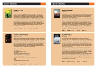 DENOK GARA GOOGLE
Xabier Etxaniz Rojo
Eleberri honetako protagonistak bila dabiltza. Horietako bat eguzki-lore baten azpian
ezkutatzen den emakume baten bila dabil; beste bat, berriz, iraganeko mamu baten
peskizan ari da. Badakite zer bilatu nahi duten. Ez dakite nola. Badakite zer bilatu
nahi duten, zer topatuko duten ez dakite ordea. Bilaketak. Bizitza osoa ematen dugu
bilatzen: zoriontasuna, maitasuna, dirua, ospea, sexua, arrakasta, lana, ongizatea,
egia…Denok bilatzen dugu zerbait, eta bila genbiltzan hori topatzen dugunean,
bilaketa berriak egiten hasten gara. Batzuetan hobea izaten da bilatzen duzun hori
ez topatzea. Bai baitago ez jakitea baino gauza latzagorik.
“–Maite dozu maitalea?
–Bai, izugarri.
–Eta bikotekidea, maite al dozu?
–Bai, izugarri.
–Bi pertsona itzelmaitatzea posible da, ala?
–Ez dakit posible den baina nik egiten dut.
–Nik esandako guztiak gogoratzen dozuz?
–Ez, soilik interesatzen zaidana. Bestea erreseteatu egiten dut.
–Iñigo.
–Zer?
–Zergatik kontatu deustazu hori guztia?”.
Maila: B2 Prezioa: 16 13,5€ Orr: 176 Urtea: 2019
EZ ERRAN DEUS
Jon Arretxe
San Frantzisko auzoko kameren arduradun berriak hamaika bider
errepasatu ditu irudiak azken hilabetean; baina alferrik, ez dagoToureren
arrastorik, desagertu egin da. Sa Kene, Osman eta Xihab lagunek badakite
ihesi joan dela, poliziaren hankapean egoteaz eta irainak jasateaz
nazkaturik. Burkinafasoarrak Nafarroako Pirinioetan ezkutatzea erabaki
du, herri galdu batean; Adama aspaldiko adiskidea du han zain. Elkarrekin
zeharkatu zuten itsasoa pateran, eta beraiek izan ziren itsasaldi hartatik
bizirik iritsi ziren bakarrak.
Tourek beste lanbide bat du orain bere curriculum bereziari eransteko:
ardiak zaintzen ditu. Bizimodu lasaia, ez du besterik nahi, baina edonora
joaten dela ere, ezin dio bere patuari ihes egin. Gure detektibe-igarleak
hainbat gorabehera biziko ditu, eta hiltzeko zorian ere egongo da, gogoz
kontra nahasirik suertatu den kasu bat argitzeko zereginean.
Eleberri honen protagonistak bere arazoetatik ihes egin eta bakea bilatzen
du beste leku batean, baina horrek ez dio migratzaile gisa aurrez aurre
topatzen dituen zailtasunak konpontzen lagunduko. Horixe deskribatzen
du Arretxek eleberri beltz honetan, testu soil baina, aldi berean, umorez
zipriztindutako rural noir honetan.
Maila: C1 Prezioa: 16 13,50€ Orr: 176		 Urtea: 2018
ROSA ITZULI DA
Pako Aristi
2013an, Parot doktrina baliogabetu ondoren, ETAko militante saldo bat aske
geratu zen. Gehienek hogei urtetik gora zeramatzaten preso. Zer aurkitu zuten
herrira itzultzean? Une historiko horretatik abiatuta, thriller politiko bat ondu du
Pako Aristik, itzulera orok dakarren zirrara gai askorekin zipriztinduz: senitarteko
sekretuak, belaunaldien arteko lotura ezkutuak, hitzek errealitatearekin daukaten
gatazka, ahanzturaren beharra ala oroitu ezinaren kondena, guztia kontakizun
biziz eta elkarrizketa mamitsuz emana. Historia kolektibo bat, norbanakoen ilusio
eta sufrimenduek zeharkatzen dutena. Amodio istorioak ere badaude, ageri-
agerian, edota ezkutuan, tabuaren erresuma itsuan, irakurle bizkorrak sumatuko
duena, agian, edo ez. Asebeteko zaituen nobela duzu eskuartean, irakurle,
luzaroan ahaztuko ez duzuna.
Maila: B2 Prezioa: 18 15,30€ Orr: 224 Urtea: 2018
NEGUKO ARGIAK
Irati Elorrieta
«Zer esan behar zion?», pentsatu du Añesek Berlineko bere sukaldean Xuanekin
batera afaria prestatzen ari dela: «Hildako batekin egin duela azkenengoz
larrutan?». Marta etorri da, karaoke bat inprobisatu, eta Pariseko Komuna
gogora ekartzen duen kantua abestu du.
Eszena eta ahots franko zelatatzen ditu eleberriak, erritmo azkarreko film baten
gisan. Añesen eta Martaren ibilbideak zeharkatzen dituzten hainbat pertsonaia
badatoz eta badoaz, leihoetan piztu eta itzaltzen diren argiak bezala, irristan.
Porrotari, erresistentziari, ihesari edota berriz zerotik hasi beharrari buruzko
kontakizunak harilkatuz, leku eta denbora ezberdinetako eszenak proiektatzen
dira gizatalde solte baten barne munduan. Egileak eraikitzen duen puzzle
gisako horretan, pertsonaia bilakatzen dira leku batzuk: Paris, Uribe Kosta eta,
batez ere, Berlin. Osagai horiekin, aldez hutsal aldez gako diren uneen friso
bizia ondu du Irati Elorrietak bere bigarren liburuan.
Maila: C1 Prezioa: 19 16,15€ Orr: 288 Urtea: 2018
HELDUEN LITERATURA HELDUEN LITERATURA
 