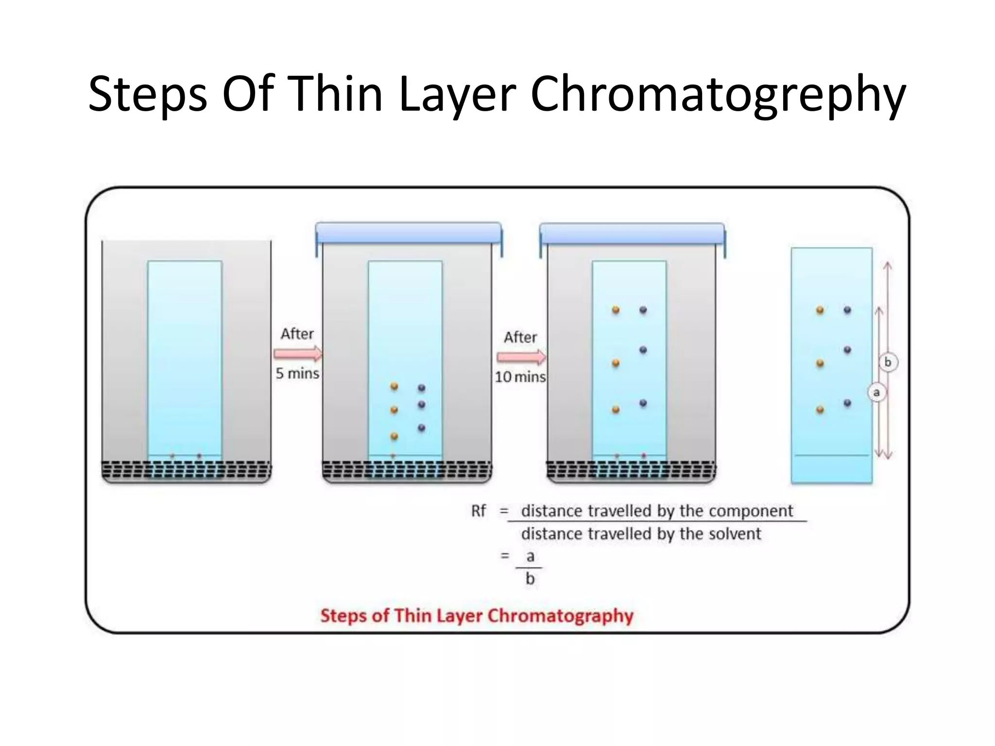 Steps Of Thin Layer Chromatogrephy
 