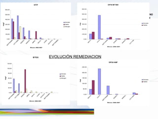 EVOLUCIÓN REMEDIACION 