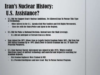 Iran directed the attack on the U.S. military facility of Khobar Towers in Saudi Arabia in 1996. 