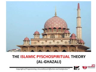 THE ISLAMIC PYSCHOSPIRITUAL THEORY
(AL-GHAZALI)
 