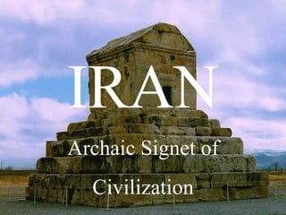 IRAN Archaic Signet of Civilization 