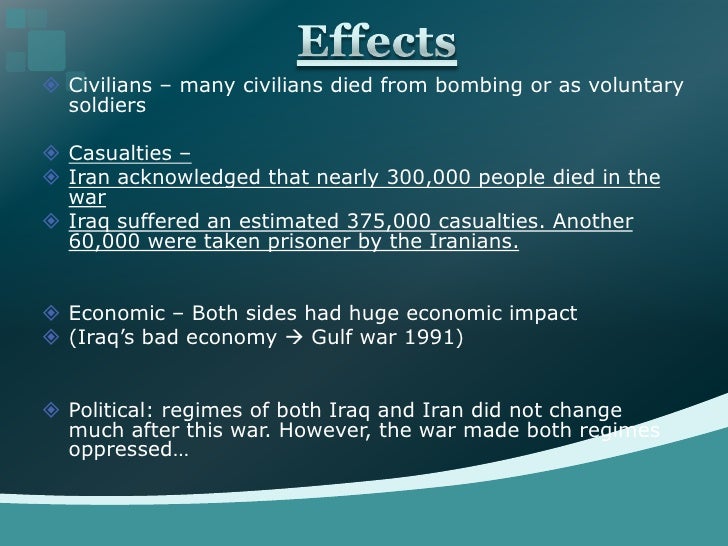 Iraq and iran war essay