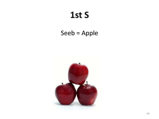 1st S
Seeb = Apple
69
 