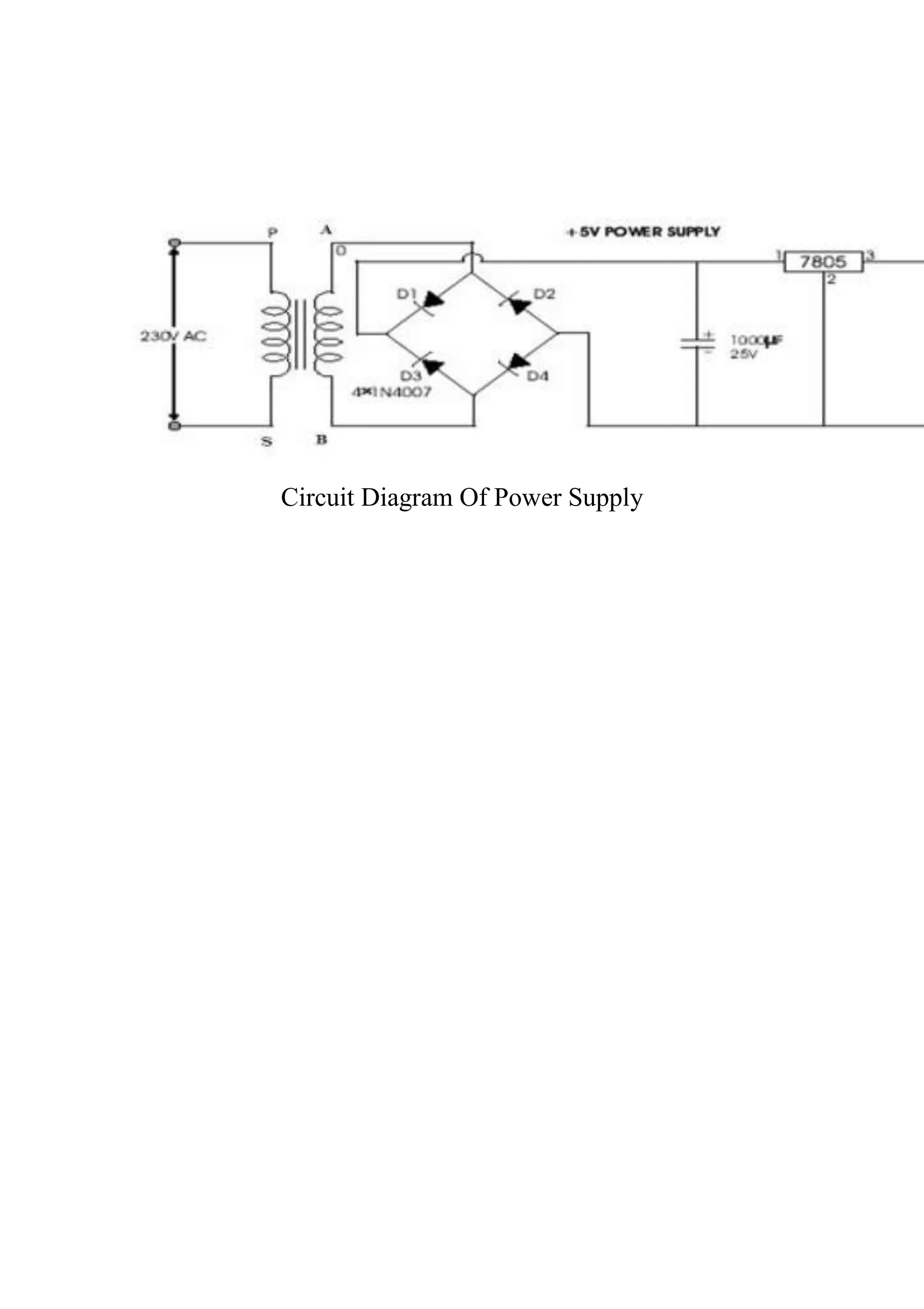 Circuit Diagram Of Power Supply
 