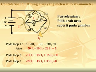 I Rangkaian Listrik Kirchoff